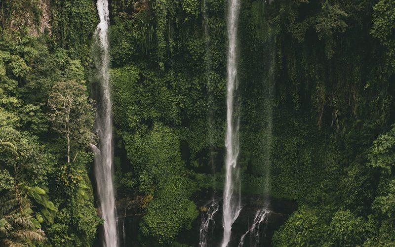 cascading waterfalls